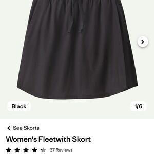 Patagonia Women's Black Skort